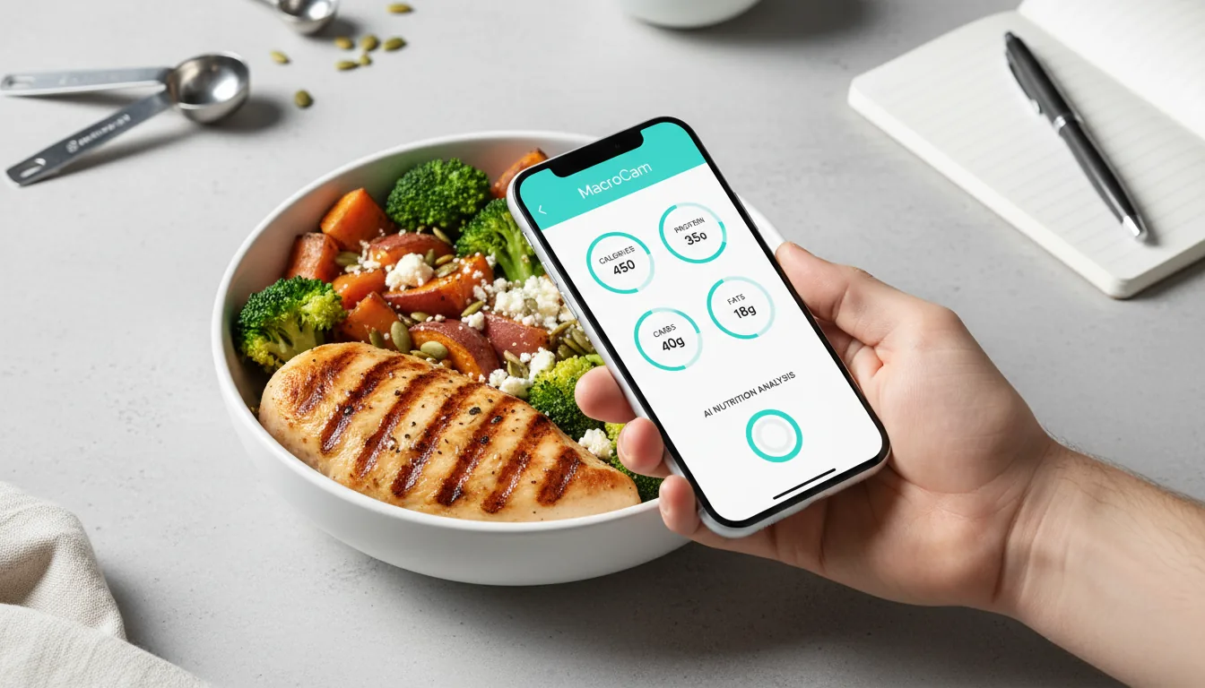 Evidence-Based AI Calorie Tracking: 4 Numbers to Know - MacroCam nutrition and calorie tracking blog image